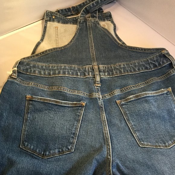 Universal Thread Mid Rise Denim Straight Overalls - Picture 5 of 5